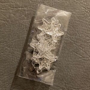 💚 Silver Starfish Charm Bracelet